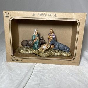 Collezione Moranduzzo Christmas Nativity Set NIB made in Italy